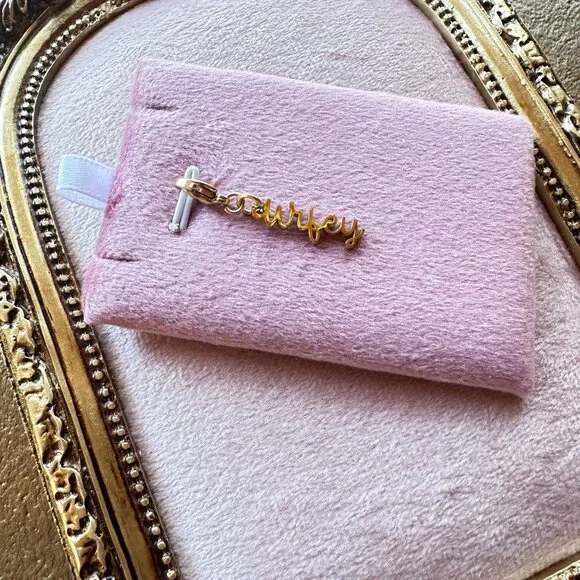 Wifey Charm 18k PVD Gold Stainless Steel With Lobster Claw Clasp Elegant Script - Picture 7 of 9